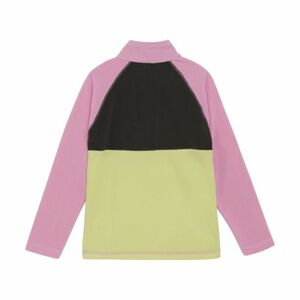 Dívčí lyžařská flísová mikina COLOR KIDS-Fleece Pulli - Colorblock-4213-Bonbon obraz