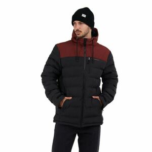 Pánská bunda s kapucí FUNDANGO-Passat Padded Jacket-299-mahogany obraz