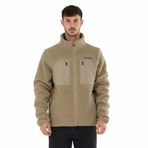 Pánská turistická mikina se zipem FUNDANGO-Haven Hybrid Jacket-636-cashmere obraz