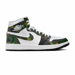 Pánská vycházková obuv NIKE-Golf Air Jordan 1 High Golf white/legion green/black obraz