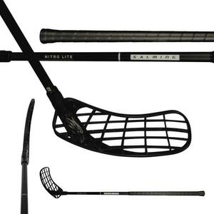 Salming Hawk Nitrolite 27 Black/Silver - 96 (107) cm, Pravá ruka dole obraz