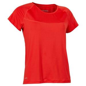 Salming Laser Tee Women Poppy Red Melange - XS obraz