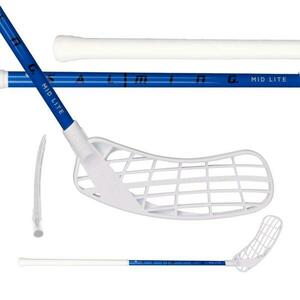 Salming Midlite Hawk 32 JR Blue/White - 92 (103) cm, Pravá ruka dole obraz