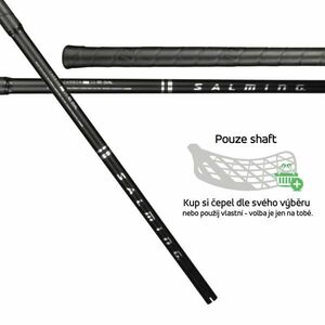 Salming Q-series Carbon Pro 2.0 RD Oval Shaft 29 Black/Silver - 100 (111) cm obraz