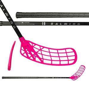 Salming Q-series Carbon Pro 2.0 RD Oval Trident 27 Black/Silver - 103 (114) cm, Pravá ruka dole obraz