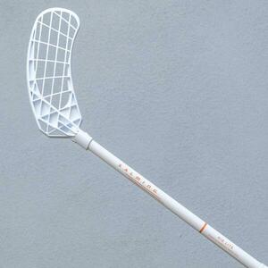 Salming Quest2 Mid Midlite 35 JR White/Nectarine - 72 (83) cm, Pravá ruka dole obraz