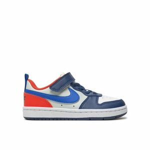 Chlapecká rekreační obuv NIKE-Court Borough Low Recraft midnight navy/hyper royal/orange obraz