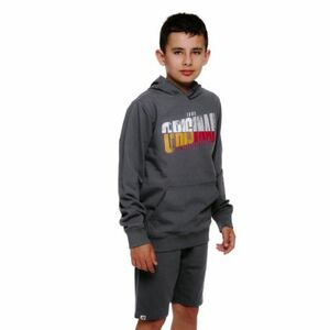 Chlapecká mikina s kapucí AUTHORITY-H-LIMORI B grey obraz