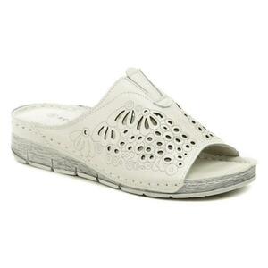 Scandi 241-2050-L1 bílé dámské nazouváky - EU 38 obraz