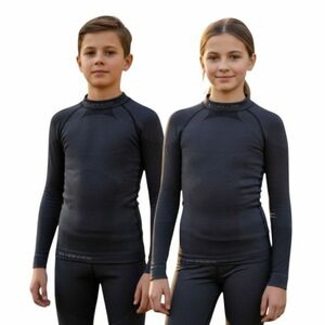 Juniorské termo triko s dlouhým rukávem BLIZZARD-Essential long sleeve junior, anthracite obraz