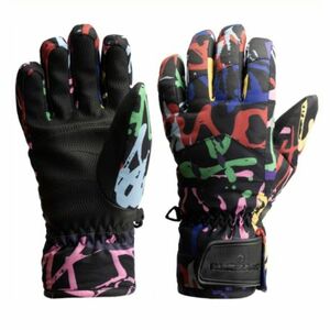 Juniorské lyžařské rukavice BLIZZARD-Spark junior ski gloves, black/multicolor obraz