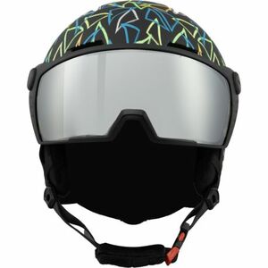 Juniorská lyžařská helma se štítem BLIZZARD-Flash Visor junior ski helmet, black/multicolor obraz
