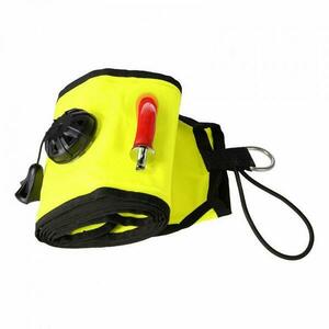 Scubapro Bójka Aqua Lung NYLON YELLOW EMERGENCY DECO STOP BUOY 145x15 cm obraz
