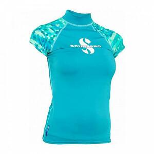 Lycrové triko Scubapro RASH GUARD CARIBBEAN UPF50, krátký rukáv - dámské - XS obraz