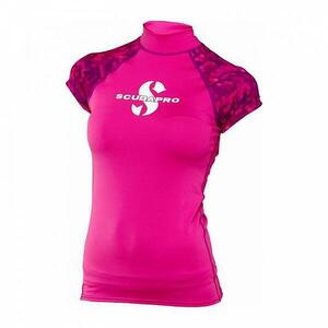 Scubapro Dámské lycrové triko RASHGUARD FLAMINGO UPF50, krátký rukáv - L obraz