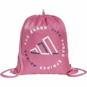 Sáček na přezůvky ADIDAS-GYMSACK TAPE PNKFUS/PNKFUS obraz