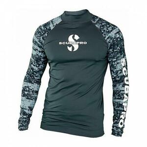 Scubapro Pánské lycrové triko RASHGUARD GRAPHITE UPF50, dlouhý rukáv - 2XL obraz