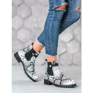 SEASTAR NC886SN Jedinečné se zvířecím motivem dámské kotníčkové boty na plochém podpatku - EU 37 obraz