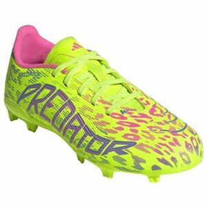 Chlapecké fotbalové kopačky outdoorové ADIDAS-Predator League Jr FG lucid lemon/blue fusion/lucid pink obraz