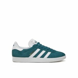 Pánská vycházková obuv ADIDAS ORIGINALS-Gazelle mystery green/cloud white/gold metalic obraz