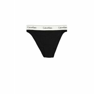 Dámské kalhotky CALVIN KLEIN-HIGH LEG TANGA-Black obraz