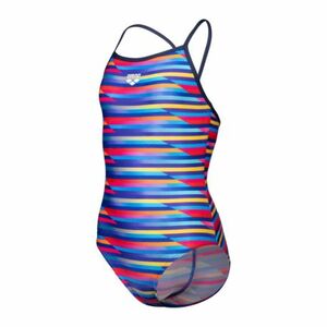 Dívčí plavecké jednodílné plavky ARENA-GIRLS RACING STRIPE SWIMSUIT LIGHTDROP BACK obraz