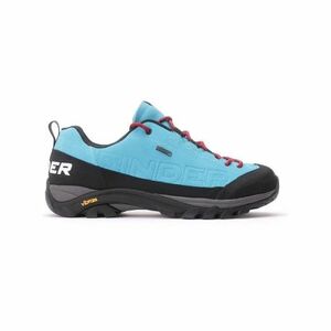 Dámská nízká turistická celokožená obuv NORTHFINDER-Mana azure blue obraz