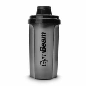 GymBeam Šejkr černý Transparent Black 700 ml obraz