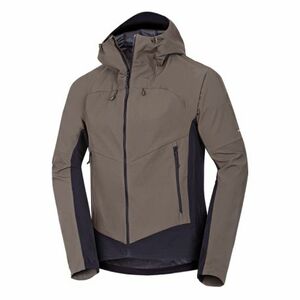 Pánská turistická softshellová bunda NORTHFINDER-CIRO-550blackdarkgreen obraz