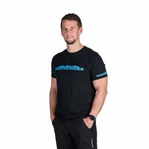 Pánské turistické triko s krátkým rukávem NORTHFINDER-FERDINAND-269black obraz