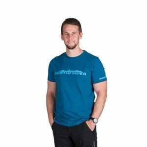 Pánské turistické triko s krátkým rukávem NORTHFINDER-FERDINAND-526inkblue obraz