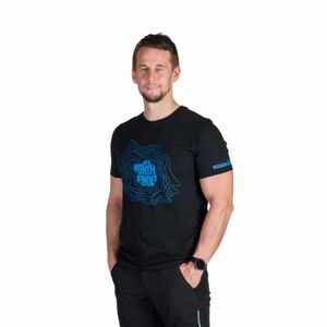 Pánské turistické triko s krátkým rukávem NORTHFINDER-FRANZ-269black obraz