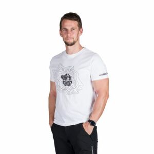Pánské turistické triko s krátkým rukávem NORTHFINDER-FRANZ-377white obraz