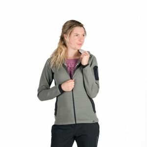 Dámská turistická mikina se zipem NORTHFINDER-MARCELLA-807lightgreenblack obraz