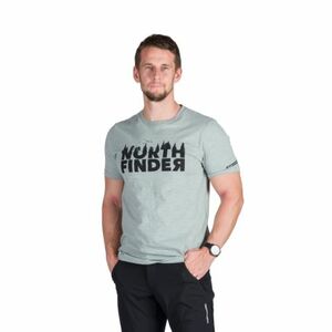 Pánské turistické triko s krátkým rukávem NORTHFINDER-JOSEF-333lightgreen obraz