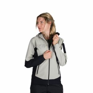 Dámská turistická softshellová bunda NORTHFINDER-JANELL-807lightgreenblack obraz