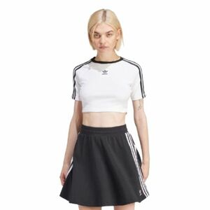 Dámské triko s krátkým rukávem ADIDAS ORIGINALS-3 S BABY TEE-WHITE obraz