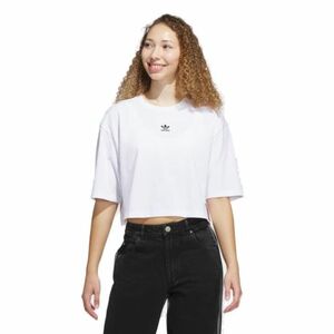 Dámské triko s krátkým rukávem ADIDAS ORIGINALS-ESS CROP TEE-WHITE obraz