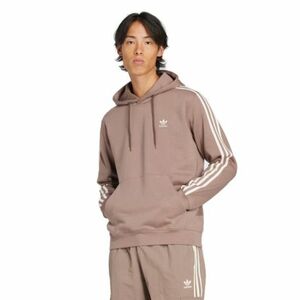 Pánská mikina s kapucí ADIDAS ORIGINALS-3-STRIPES HOODY-TRABRN obraz