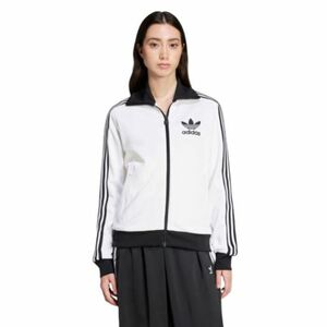 Dámská mikina se zipem ADIDAS ORIGINALS-CLASSIC TT-WHITE obraz