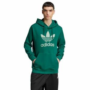 Pánská mikina s kapucí ADIDAS ORIGINALS-TREFOIL HOODY-CGREEN obraz