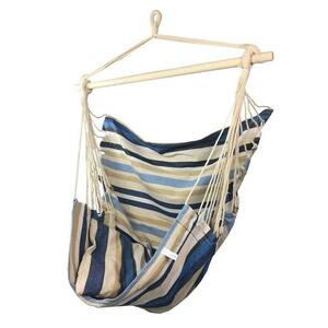 Sedco Houpací závěsné křeslo SWING s polštářky - zelená/červená obraz