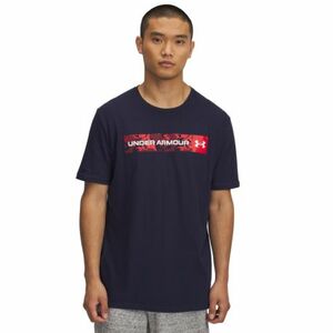 Pánské triko s krátkým rukávem UNDER ARMOUR-UA CAMO CHEST STRIPE SS-BLU obraz