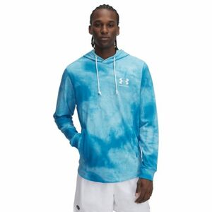 Pánská mikina s kapucí UNDER ARMOUR-UA Rival Terry AOP Hood Q1-BLU obraz