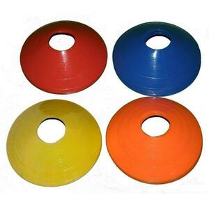 Sedco Kužely kopaná nízké-vytyčovací mety - 1 ks - oranžová obraz