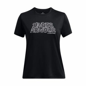 Dívčí tričko s krátkým rukávem UNDER ARMOUR-UA Tech Wordmark SS-BLK obraz