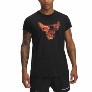 Pánské triko s krátkým rukávem UNDER ARMOUR PROJECT ROCK-Pjt Rock Cap Sleeve T-BLK obraz