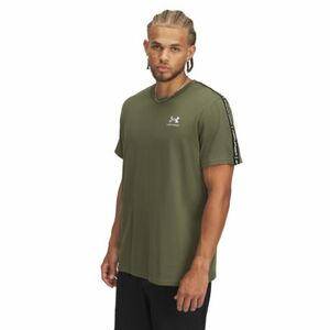 Pánské triko s krátkým rukávem UNDER ARMOUR-UA Icon HWT Tee Taping-GRN obraz