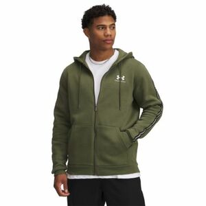 Pánská zateplená mikina se zipem UNDER ARMOUR-UA Icon Fleece FZ Taping-GRN obraz