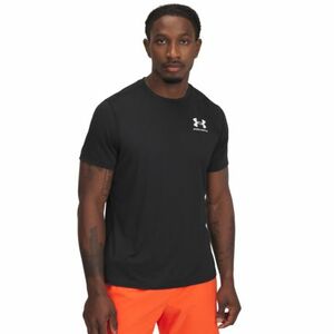 Pánské tréninkové tričko s krátkým rukávem UNDER ARMOUR-UA Heatgear Fitted SS-BLK obraz
